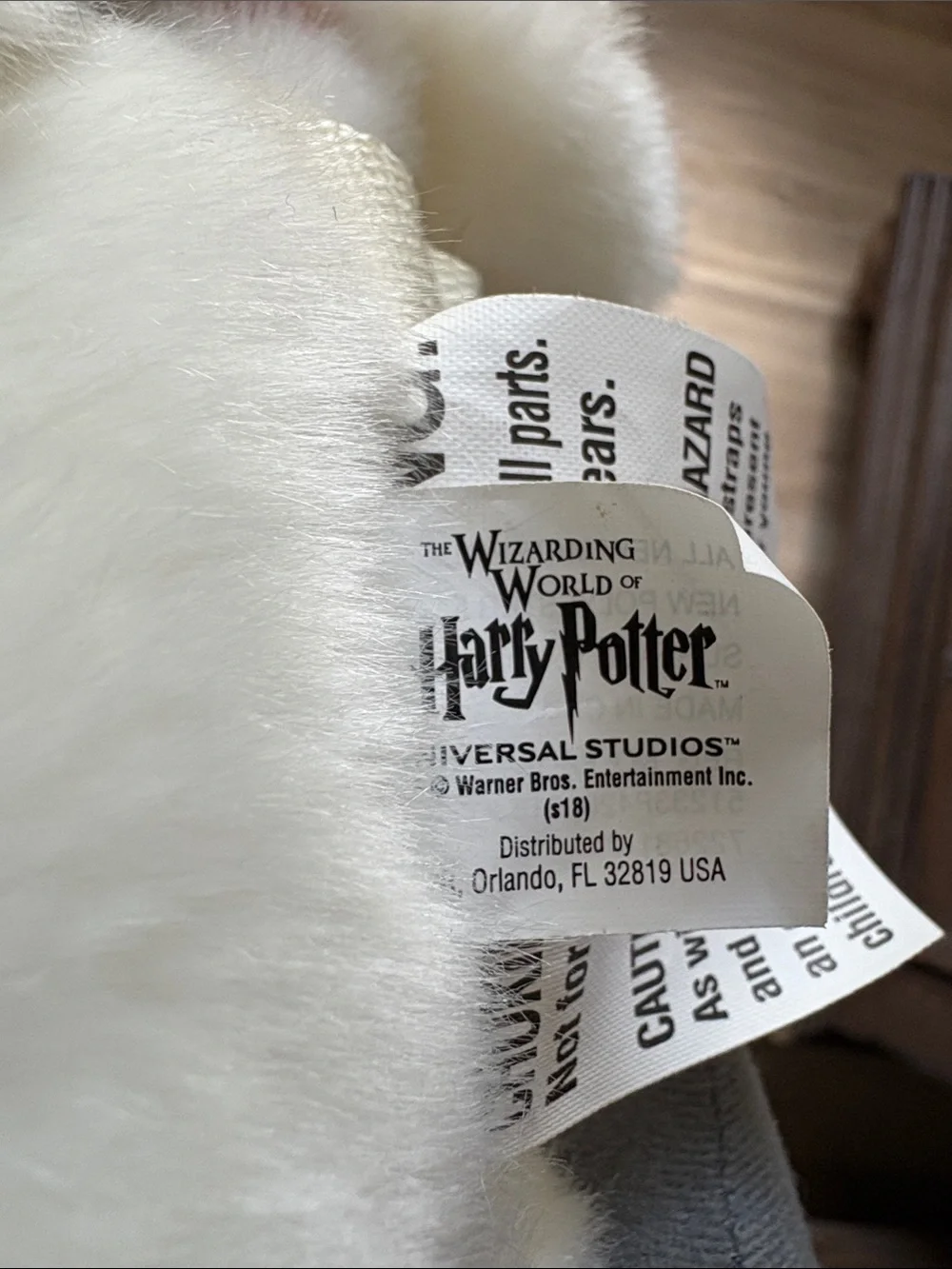 Harry Potter-Universal Hedwig Owl Plush Backpack